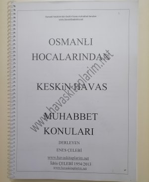 Osmanlı hocalarından muhabbet yeni eser 2020