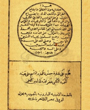 10-Uyûnel Hakâik. Necruzi Şah Simavi arapça matbu eser  48 sayfa